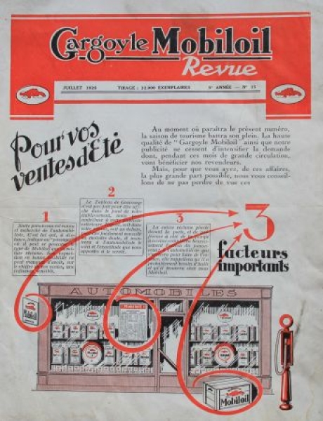 "Gargoyle Mobiloil Revue" Mobiloil Gasstation-Magazine 1926 (6180)